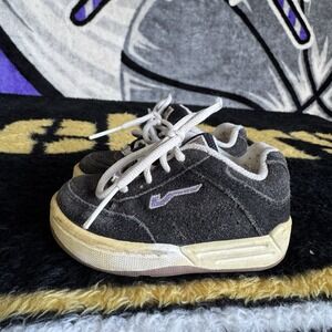 Size 5.5c - Vans Shoes Baby Sneakers Hudson II Skateboarding Puffy Leather Y2k